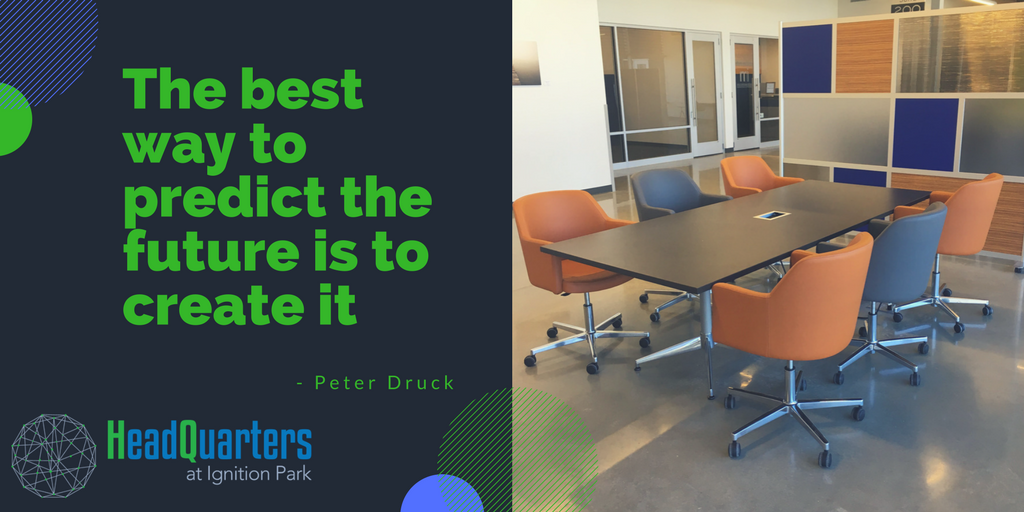 Create your future with our 24/7 membership only $50 per month! #create #innovate #collaborate #coworking #southbend #headquarters #entrepreneur #joininoninnovation