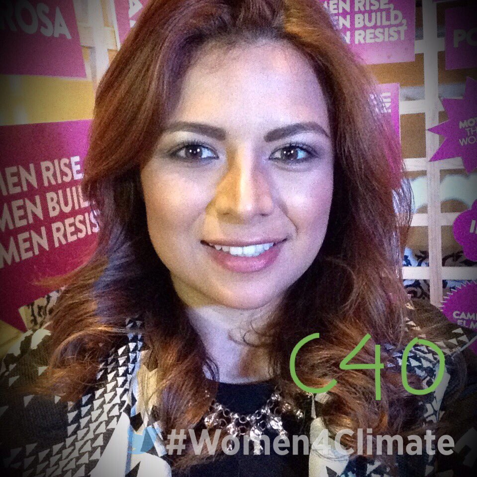 Excited to be at the <a href="/c40cities/">C40 Cities</a> #Women4Climate conference! @alemtzsoto