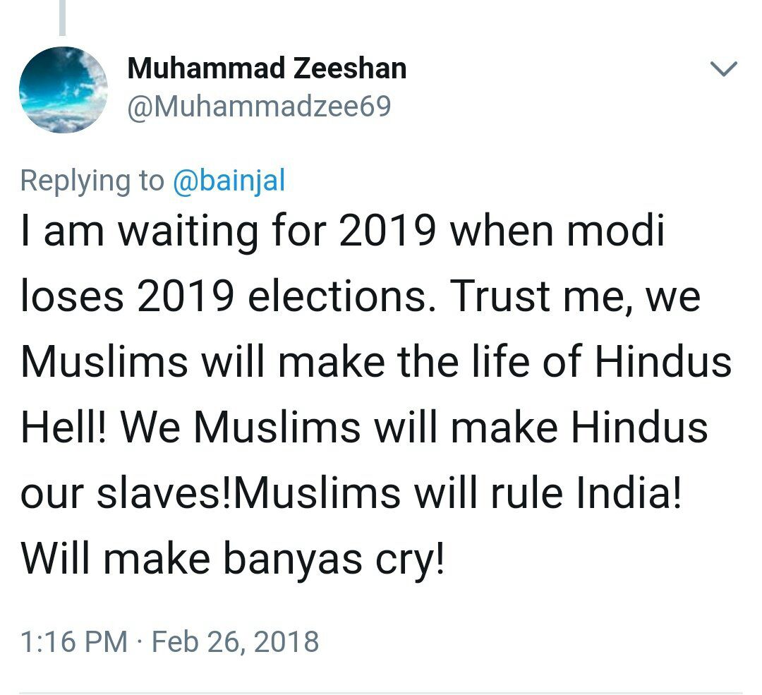 gjha88's tweet image. #HinduMuktBharat! 

#IsliyeModi

#ModiIn2019