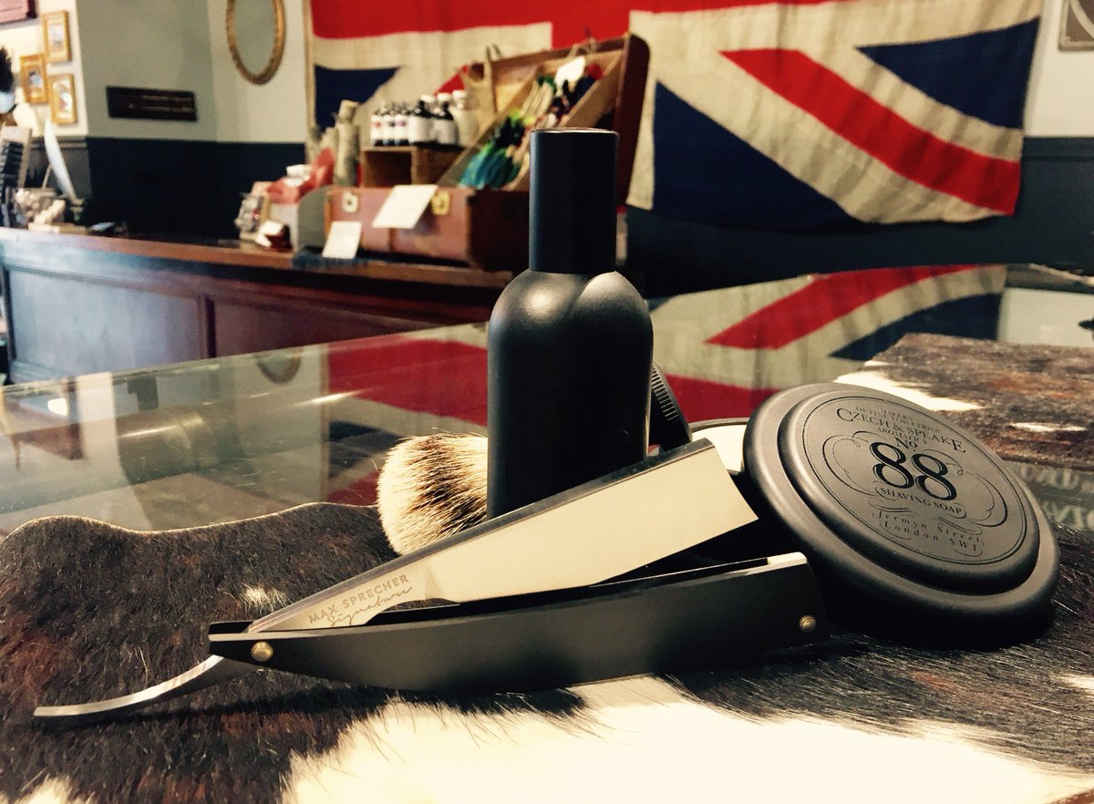 KentOfInglewood's tweet image. You could do a lot worse than to start your day with a Max Sprecher 8/8" blade and some No. 88 shave soap and aftershave. #dapperaf