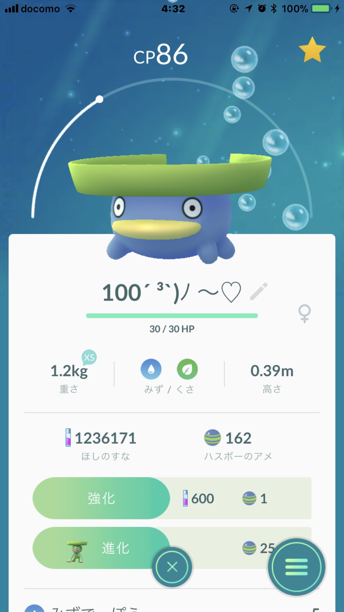 Anelamakana Pa Twitter ハスボー100 可愛いルンパッパに ﾉ いつもポケ活感謝 ㅅ ポケモンgo T Co Wboz2e9jei Twitter
