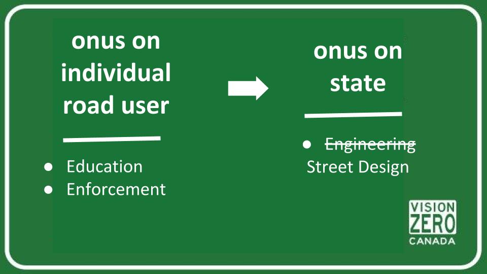 VisionZeroCA's tweet photo. The main message of my #OGRA2018 talk on the #VisionZeroDifference, in a few slides.
#VisionZero is not incremental change. It's a Big Flip. A #ParadigmShift, to use Kuhn's term.
https://t.co/3MtRGgNSWx https://t.co/QxqKPigAeP