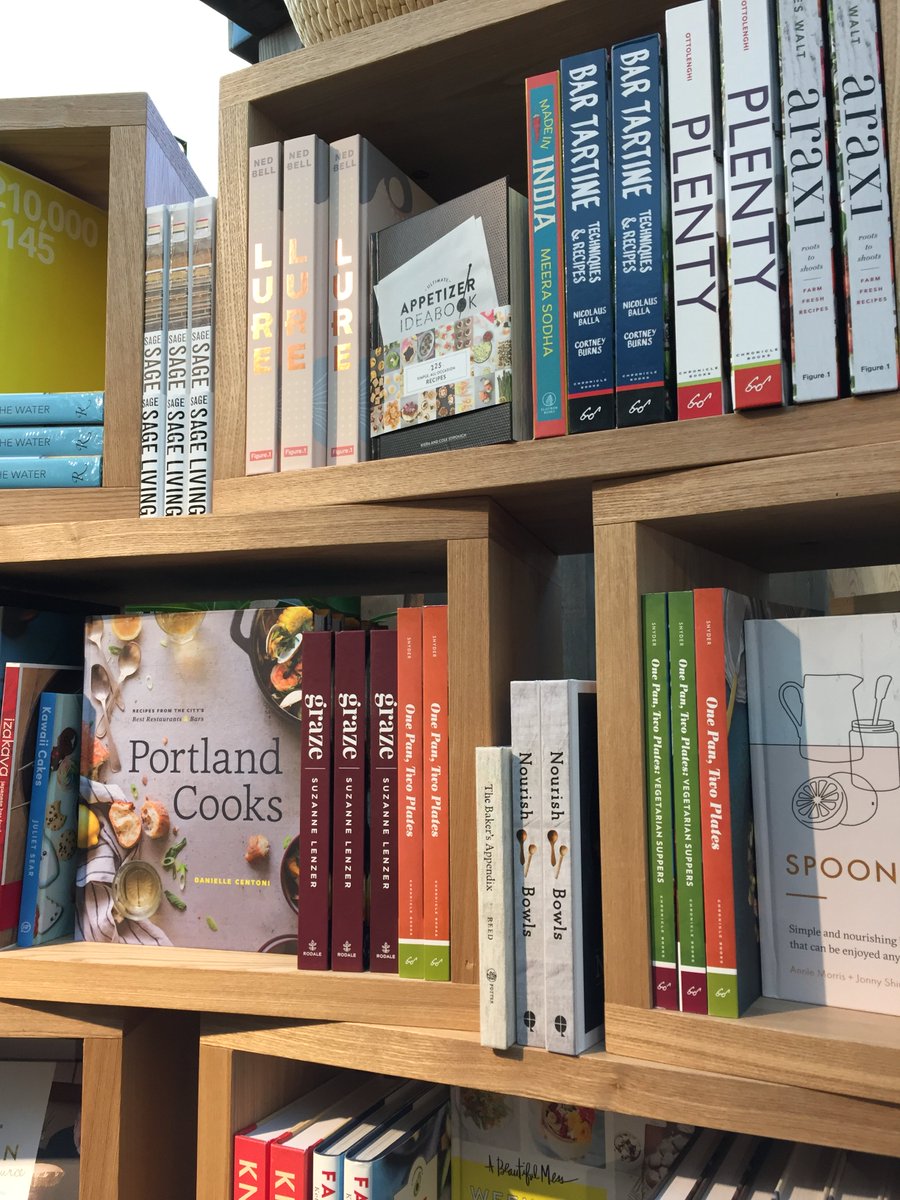 Figure1Pub's tweet photo. Check out @Mujicanada #RobsonStreet #Vancouver for a selection of @Figure1Pub culinary titles including #LureCookbook, #PortlandCooks, #AraxiCookbook & #BurgooCookbook https://t.co/rSLm5nDF5S