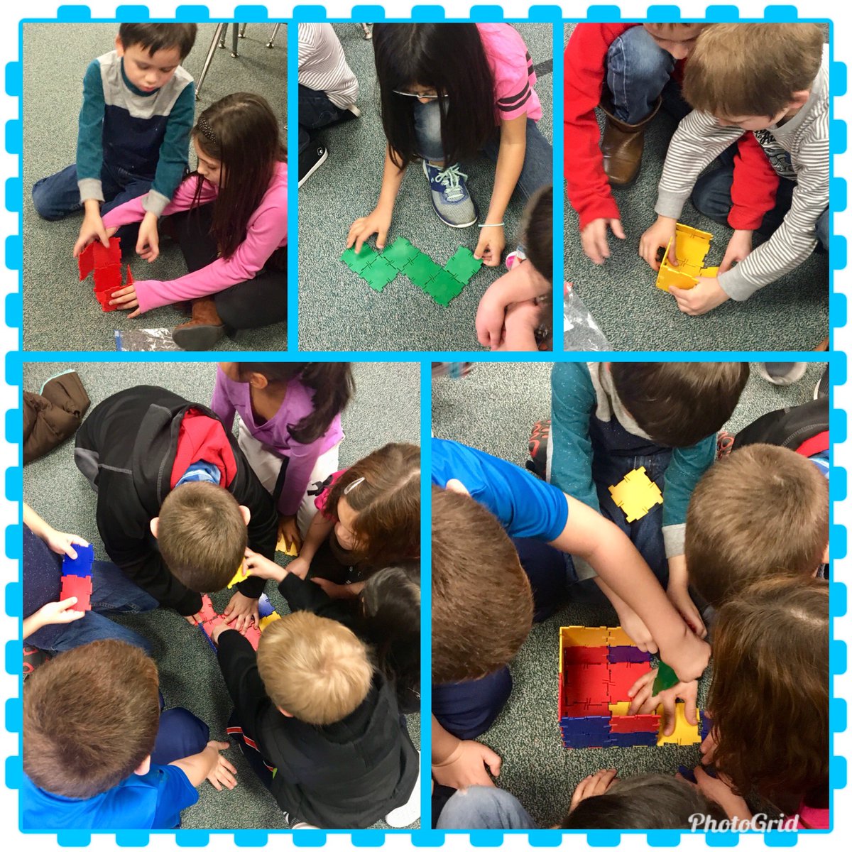 Silvalovesmath's tweet photo. Will it make a cube?  We're having lots of fun building with polydrons in 1st grade @BagdadElem!  @RicklinFirst #3-dimensional #1LISD #BagdadPride #iwannaplaytoo #nets https://t.co/3DWh2gNZAG