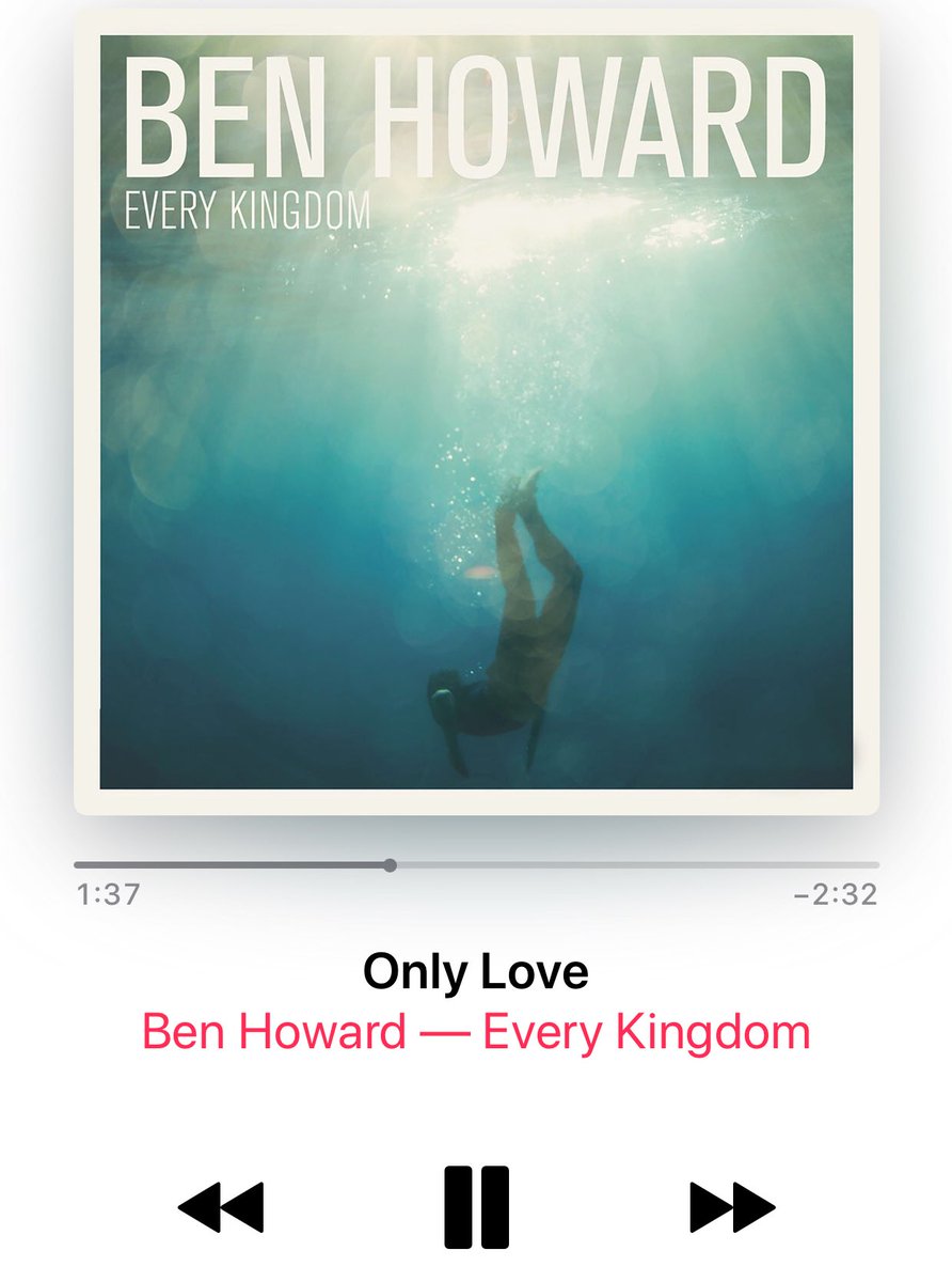 ACofffee's tweet photo. @benhowardmusic / Only Love.
Realeased nearly 6 years ago! 
Still such an incredible track.
What an artist!
#music #MusicMonday #artist https://t.co/dvKkM3u5Ni