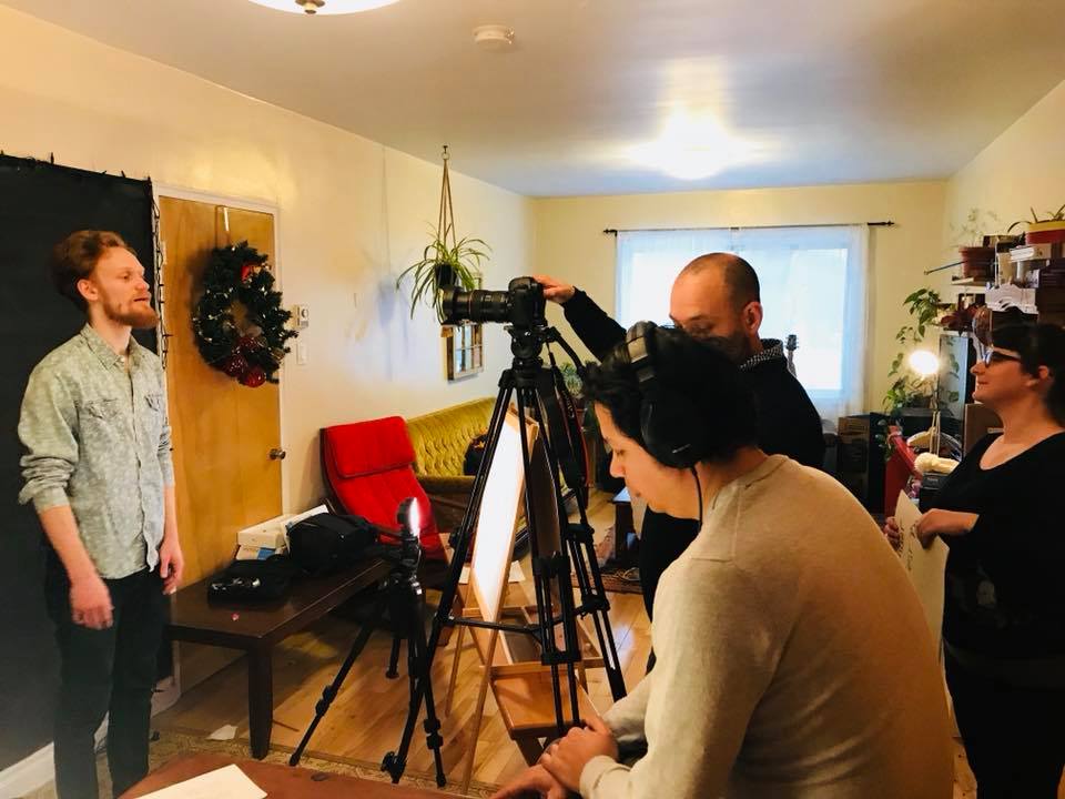 «It's a wrap!» Merci à Israel et Joakim du @ROCAJQ et à toutes les autres personnes qui se sont prêtées au jeu lors de notre journée de tournage vendredi dernier!