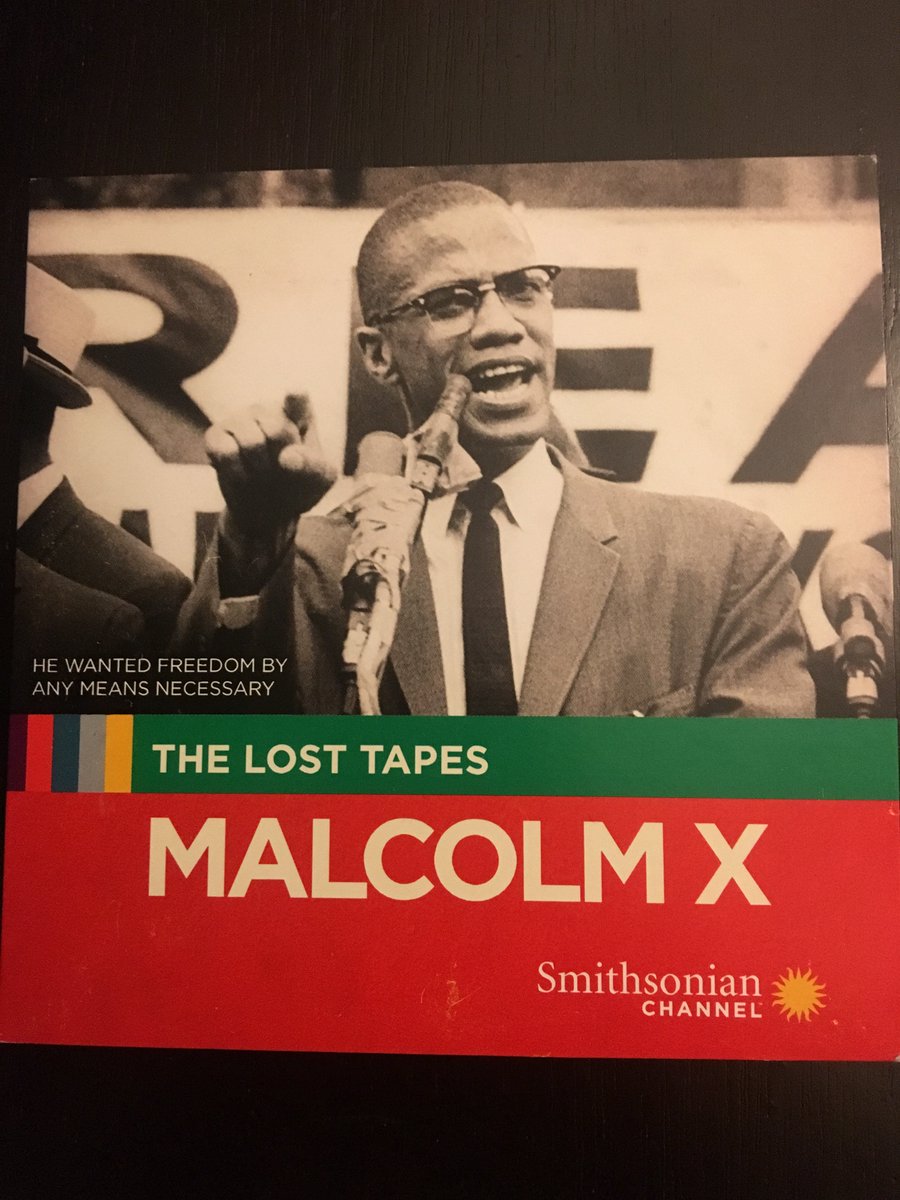 TONIGHT: Tune into the Lost Tapes: #MalcolmX on <a href="/SmithsonianChan/">Smithsonian Channel</a> #BlackHistoryMonth