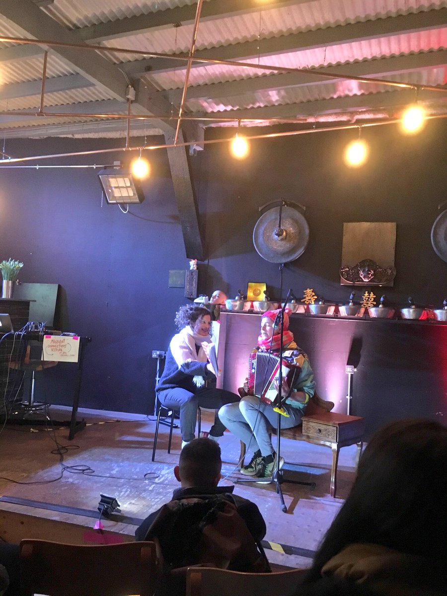 MigrantConnect's tweet photo. Amazing performances here @LimeWharf exploring Britain’s long relationship with #migration! #spokenword https://t.co/jUUM68Vfxe