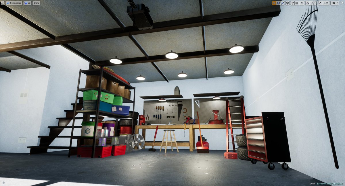 MiniWheelsGame's tweet image. Our garage is slowly getting filled with all sorts of equipment. What else should we put in there, to make it look natural?🗄️🔓🗝️⚒️🔩⚗️🛢️
#gamedev #indiegame #UE4 #Garage #pcgaming #PS4 #XboxOne