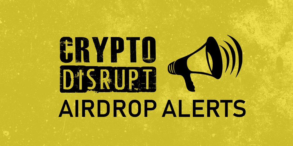 crypto_disrupt's tweet image. Want FREE crypto?
Join our Airdrop Alerts service now: cryptodisrupt.com/airdrop-alerts…
