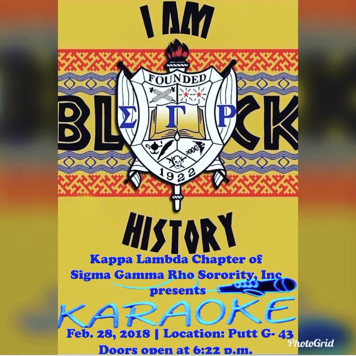 Iuppoodles's tweet photo. This Wednesday!! Wrapping up black history month in the right way ✊🏾💙💛 https://t.co/Woi4nDIWKW