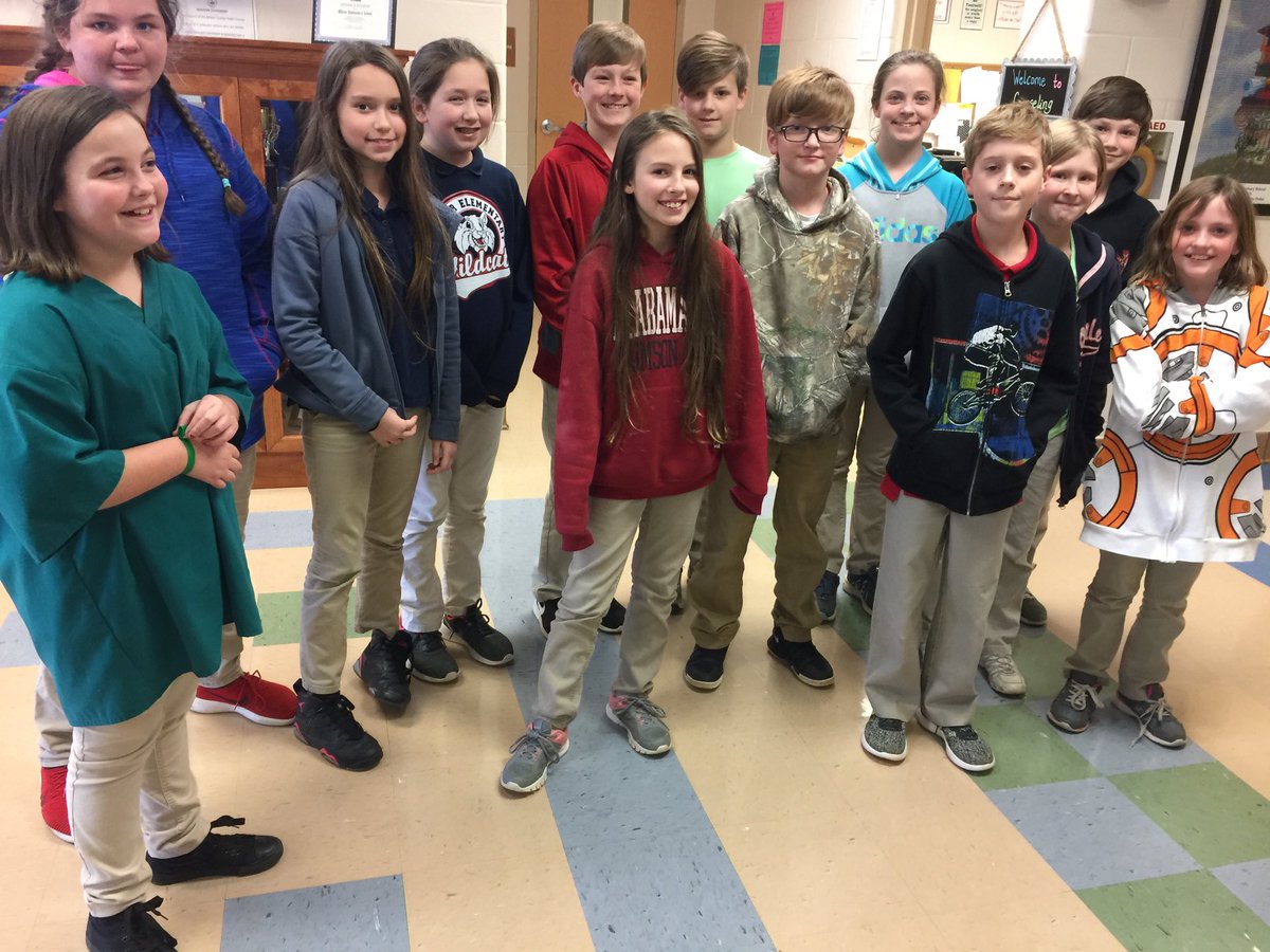 Fourteen students at Wilmer receive their acceptance letters for the Advance Academic Academy at Semmes Middle.