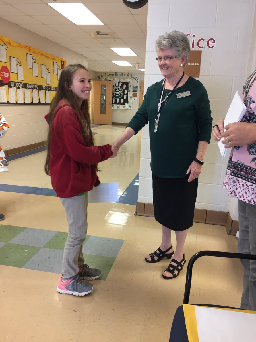 A Wilmer Student received her letter for the Advance Academic Academy at Semmes Middle.