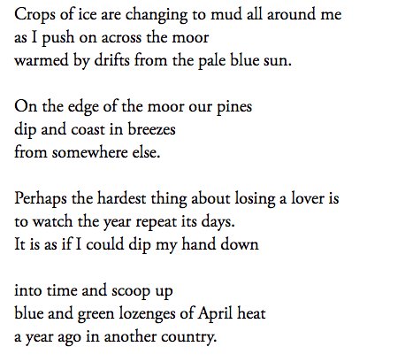 welcomeghosts's tweet photo. Perhaps the hardest thing about losing a lover is
to watch the year repeat its days
It is as if I could dip my hand down

into time https://t.co/pa1lmtC9Ep