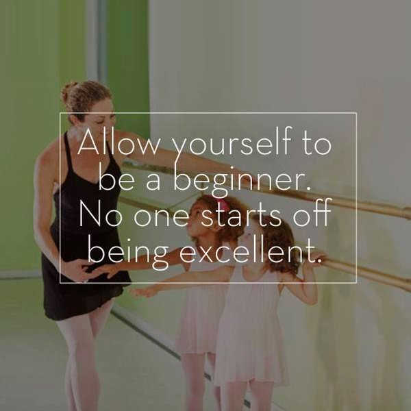 It's okay to be a beginner!