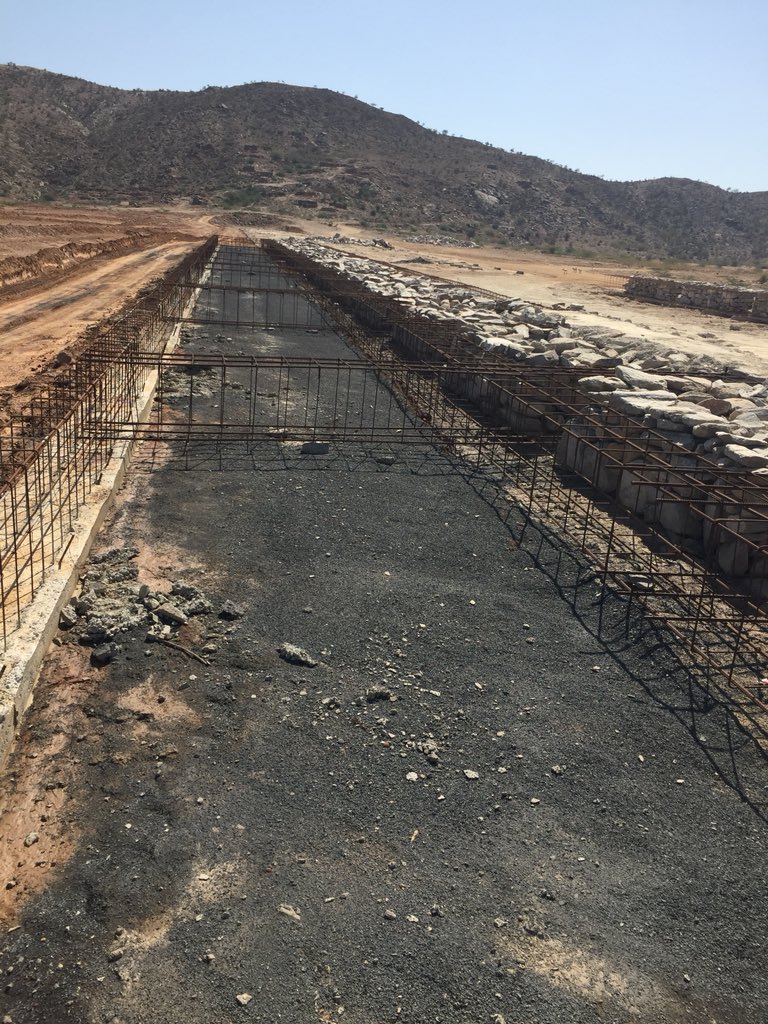 YohannaPaulos's tweet photo. The new dam being built in Gahtelai has a capacity of storing 300 million cubic meters of water, making it second largest in #Eritrea, next to Gerset w/500 million cubic meters capacity. This dam aims to bring water security to the Northern Red Sea region https://t.co/OhnEVfZvR9