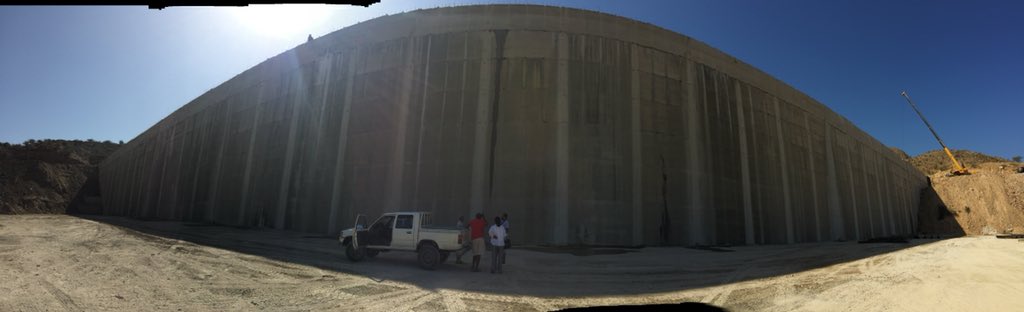 YohannaPaulos's tweet photo. The new dam being built in Gahtelai has a capacity of storing 300 million cubic meters of water, making it second largest in #Eritrea, next to Gerset w/500 million cubic meters capacity. This dam aims to bring water security to the Northern Red Sea region https://t.co/OhnEVfZvR9