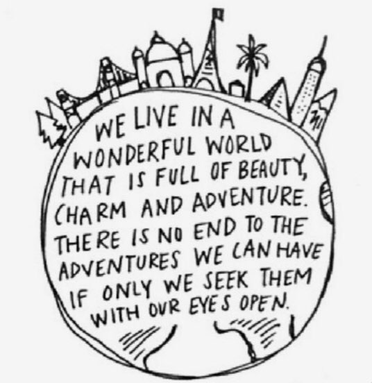 themix2018's tweet photo. Life is short and the world is wide. 🌏✨ https://t.co/h7FbuwxRQC