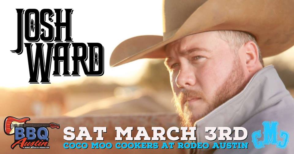 Josh Ward (@joshwardmusic) on Twitter photo #AustinTX we'll see y'all this Saturday night 3/3 at #BBQAustin! Catch our show in the <a href="/CocoMooCookers/">Coco Moo Cookers</a> BBQ tent! It's gonna be a good time - Free beer, bbq & music - all for <a href="/rodeoaustin/">Rodeo Austin</a> and Youth Scholarships! See y'all there! #AustinTX we'll see y'all this Saturday night 3/3 at #BBQAustin! Catch our show in the <a href="/CocoMooCookers/">Coco Moo Cookers</a> BBQ tent! It's gonna be a good time - Free beer, bbq & music - all for <a href="/rodeoaustin/">Rodeo Austin</a> and Youth Scholarships! See y'all there!