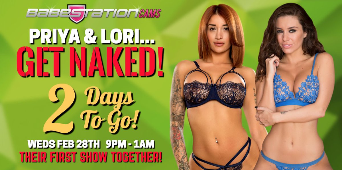 2 Days To Go. 😈📆

@Priya_Y &amp; @OnlyLittleLori...GET NAKED! 🔞

Wednesday @ 9pm ⏰

https://t.co/CxT5twqfOY https://t.co/LxIxLMnf1y