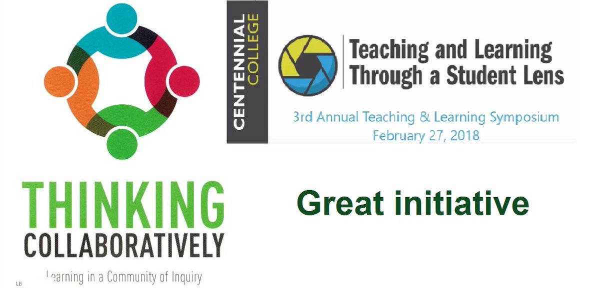 kozeseeks's tweet image. Great inititive -Teaching and learning Symposium #TaLS2018 #EmpowerLearners #LearningContinous @astoneEDU @CentennialEDU #LearnerCentredLearning #MuLaLN @swintennial