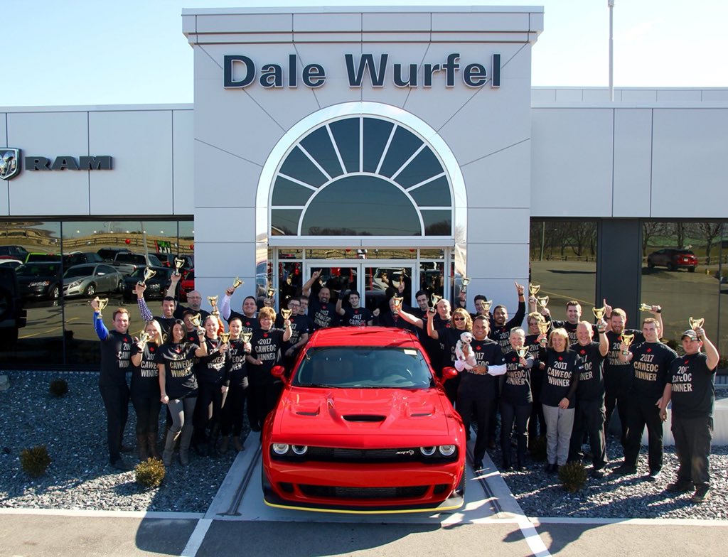dalewurfel_cdjr's tweet photo. We are excited to have won the Canadian Auto World Employer of The Year Award. We were 1 of only 5 dealers in Canada to win. This proves that we have a great place to work &amp; validates that our teams effort they put forth every single day creates a great experience for customers! https://t.co/EHWgewAHsI