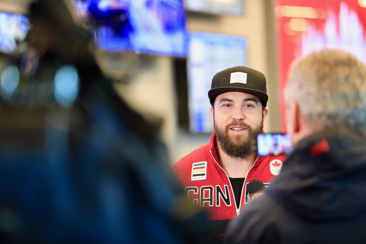 yvrairport's tweet image. Canada Goose-bumps as the crowd at YVR serenaded our Olympic athletes upon returning to Vancouver! Welcome home to our incredible Olympians!