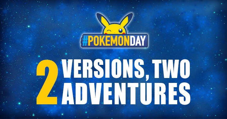 Pokemon's tweet photo. Right from the beginning with Pokémon Red and Pokémon Blue, Pokémon video games have often come in pairs, complete with version-specific Pokémon for players to catch. How do you choose which version to play? https://t.co/cMZGSq1I7D #PokemonDay https://t.co/nOLu4kXYwG