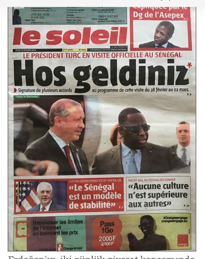 Ortadoğunun çıkar çatışmalarının içinde Afrika da bir Ülke halifesini bekliyor..

Erdoğan Ticari ve Ekonomik alanda 
Cezayir'e bir dizi temaslarda bulunmaya gitti.

#YüzyılınRövanşıAfrin