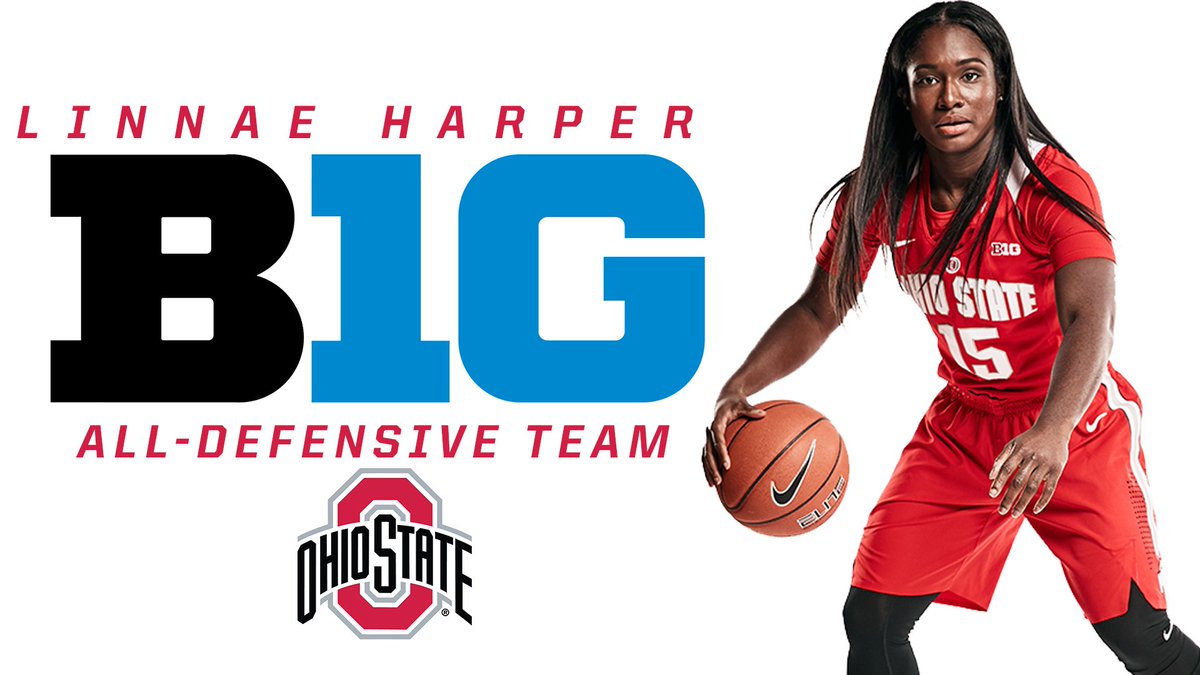 OhioStateWBB's tweet photo. CONGRATULATIONS @Nae_2smoove !! All @B1Gwbball Defensive Team!!π #B1GWeek https://t.co/FV1qwReBW2