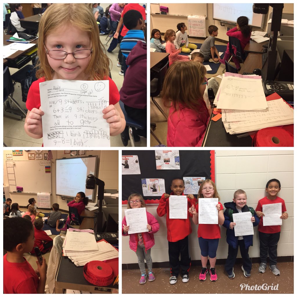 BarkerFinckCrew's tweet image. These kindergarteners @WheelerElem came to show our third graders how it’s done!! #mathwordproblems #kidssupportingkids @CoachMeredith @AssistSupArea4 @JCPSKY @JCPS_ElemMath