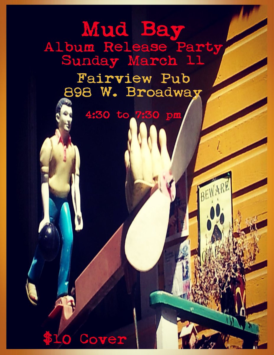 Our new album " MudBay-Live At Lorenzo's" launch party in Vancouver real soon.