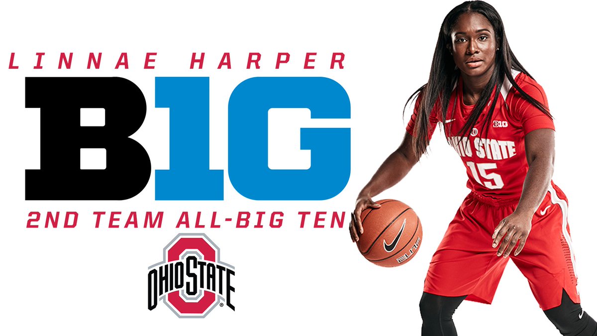 OhioStateWBB's tweet photo. CONGRATULATIONS @Nae_2smoove !! All @B1Gwbball 2nd Team! π #B1GWeek https://t.co/D5eH7sNA3j