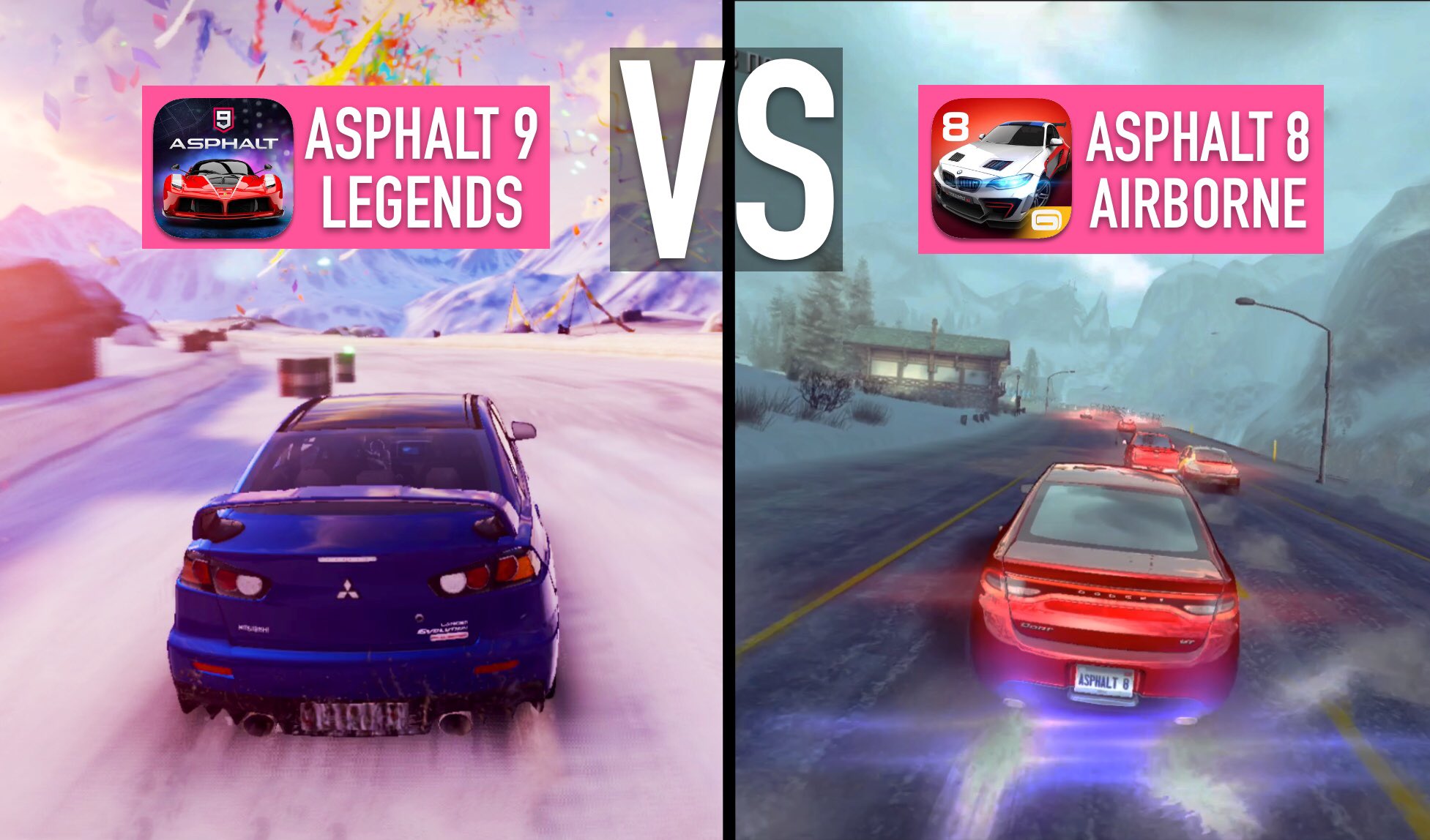 What is the difference between Asphalt 8 and Asphalt 9? Which one