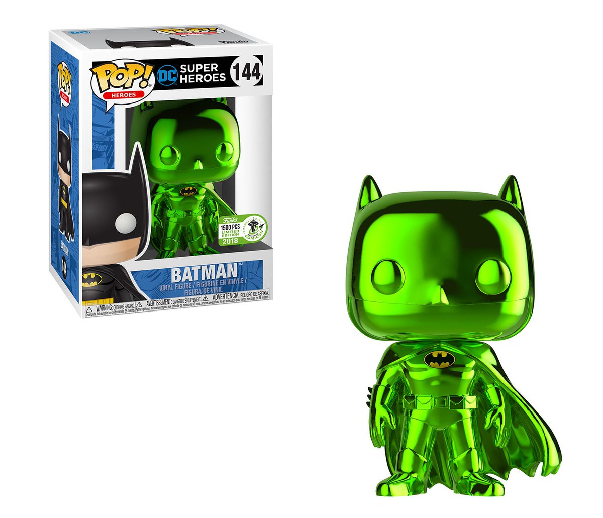 OriginalFunko's tweet image. RT &amp;amp; follow @OriginalFunko for a chance to WIN an #EmeraldCityComicCon exclusive Emerald Chrome Batman Pop! #ECCC