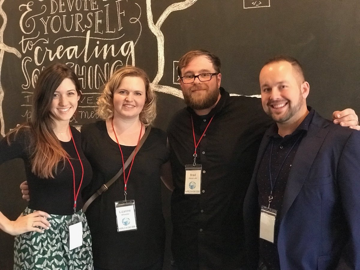 KaylaLindke's tweet image. World IA Day 2018 was a huge success &amp;amp; invaluable source of knowledge. What a great day with my team! 🌍 #WIAD18 #WIADATL #uxdesign