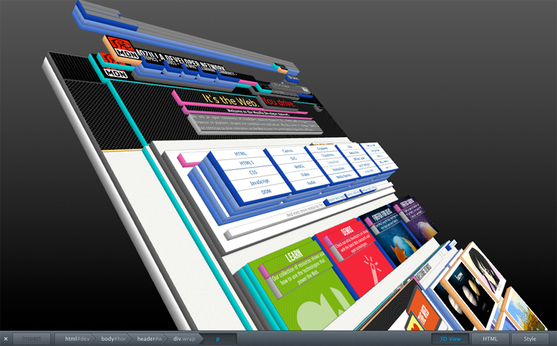 Sergio_SZG's tweet image. Ver en 3D el DOM de tu proyecto web by @codejobs 
bit.ly/2orFvPE 

#codejobs #3d #dom #html #html5 #css #web