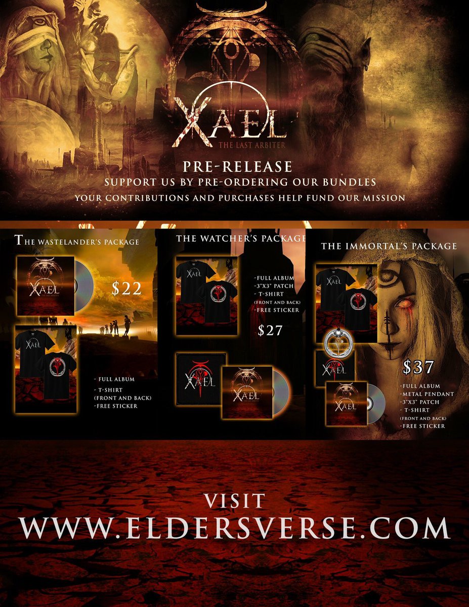 Alright the time has come to prepare for our Journey.  This is where we need your support.  To support us all you have to do is participate in pr-ordering one of our bundles.  You can visit our store here at eldersverse.com