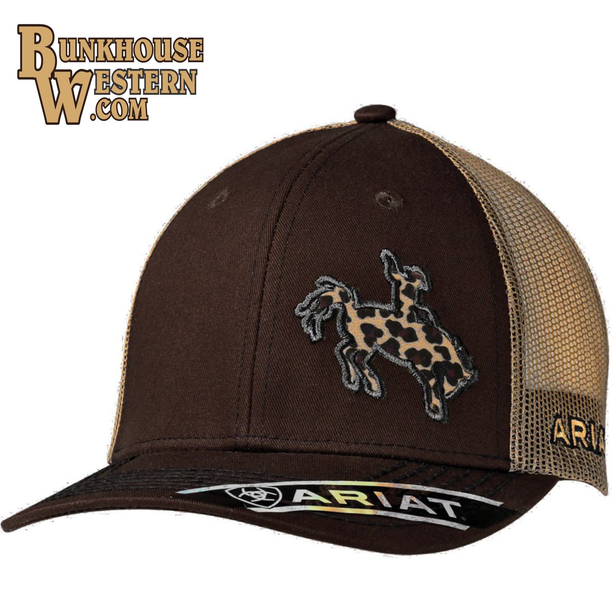 BunkhouseWest's tweet photo. @Ariat #Cheetah Bronc Rider Cap only $25 available in store or online at: https://t.co/CHEXGq1S3y https://t.co/6XdLOStVYX