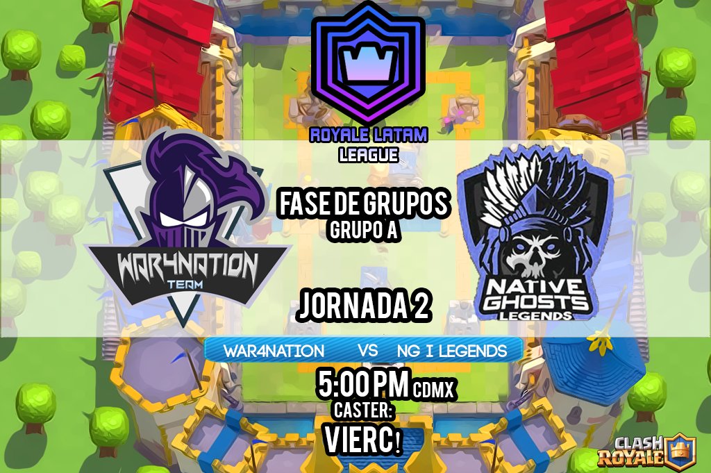 Comienza la jornada 2 de la #RLL
🎮 @NG_I_Legends  vs <a href="/War4Nation/">Anilsinh Dabhi</a> 
📺 @gilbert12580 youtube.com/channel/UCpp0Q…
Suscribanse a su canal para no perder mas partidos de la liga
🕔 5:00 PM (CDMX)