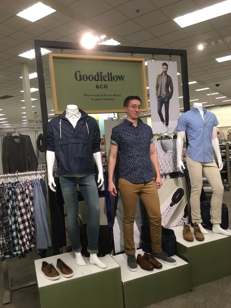 Team Member Devon proves his fashion expertise in the men's department #learnattarget #Goodfellow #targetstyle