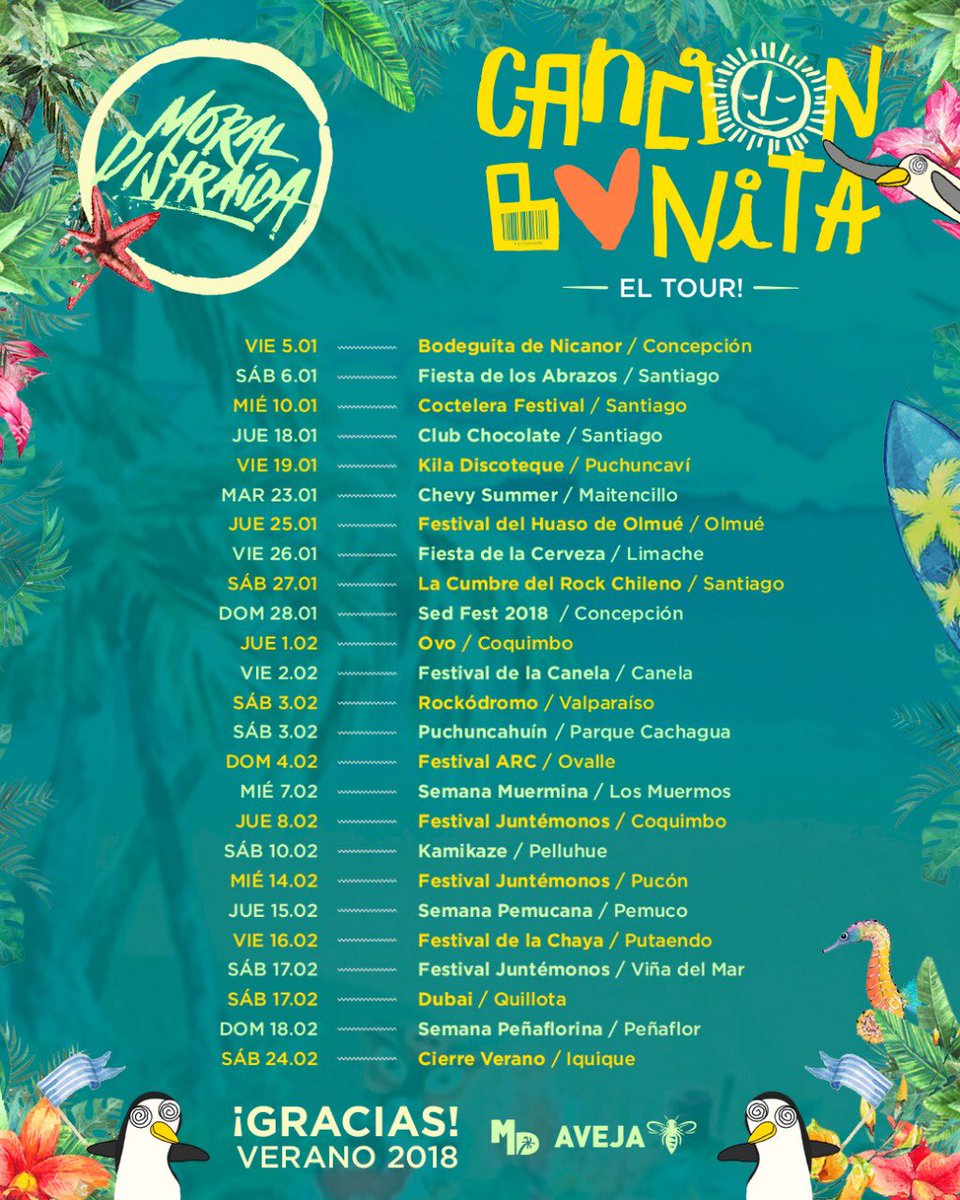 Muchas gracias a todos los que nos acompañaron en los 25 shows del #CanciónBonitaELTOUR!
Atentos que seguimos con la Parte II 😱