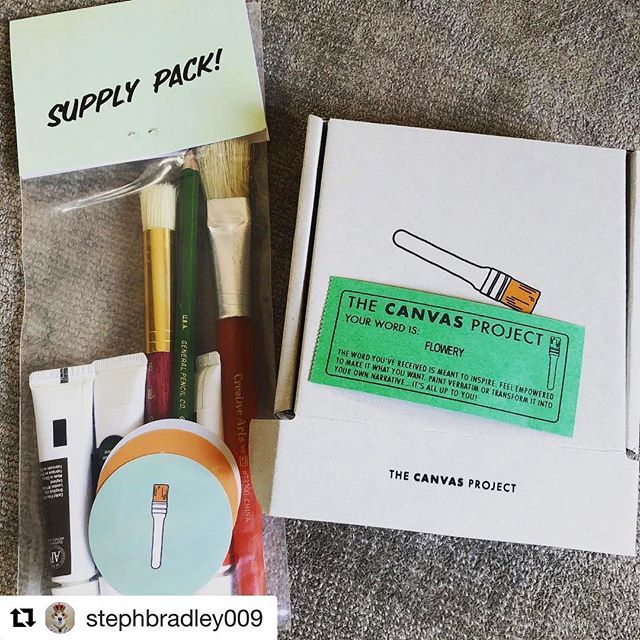 sketchbkproject's tweet photo. Can’t wait to see what @stephbradley009 does with 🌼. Post pics of your canvas in process with #canvasprompt and order a supply pack full of starter painting supplies! https://t.co/R162oKlajZ https://t.co/HrObgQKlga