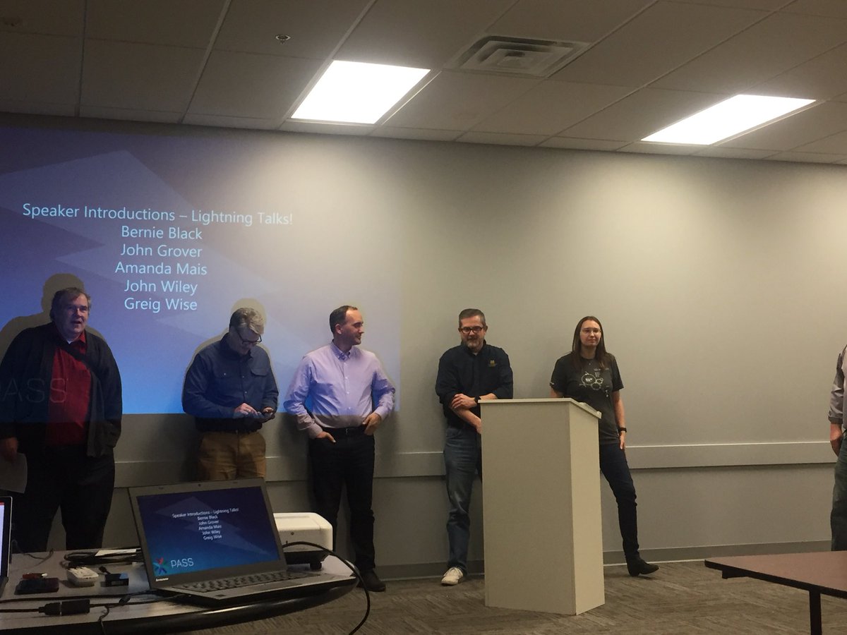 stackqSQL's tweet image. Lighting talks @MichianaPASS