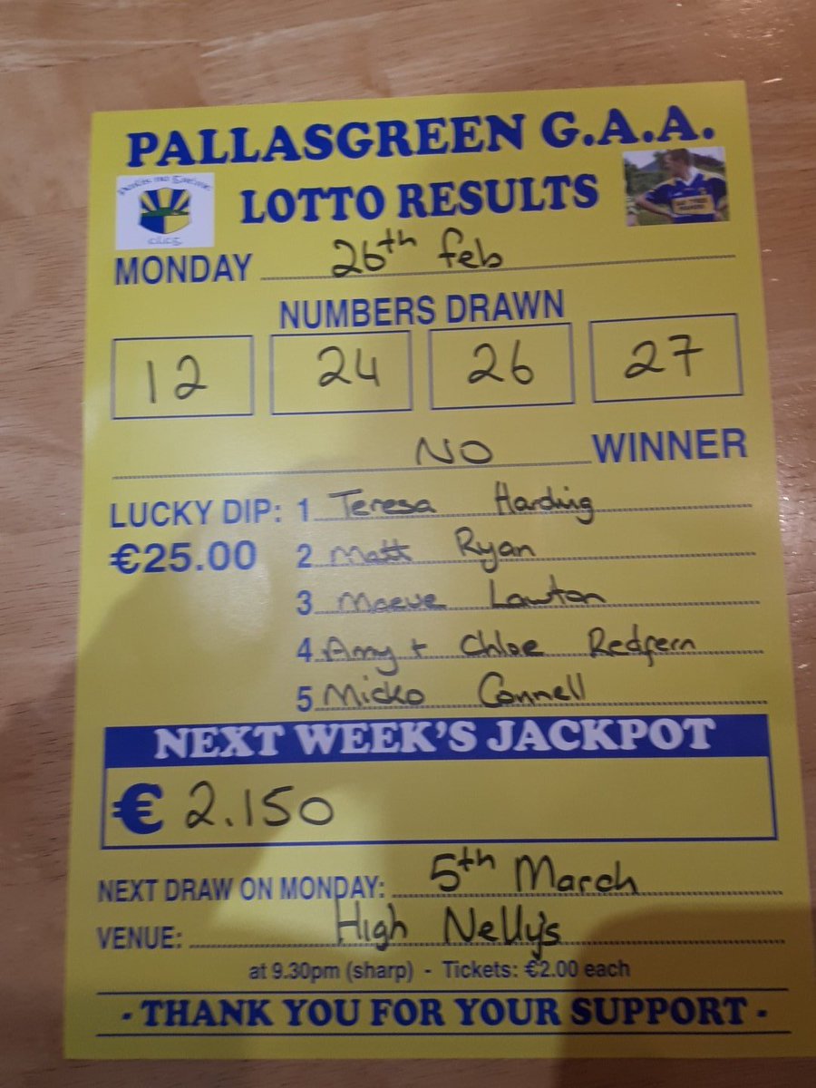 lotto results 3 february 2018