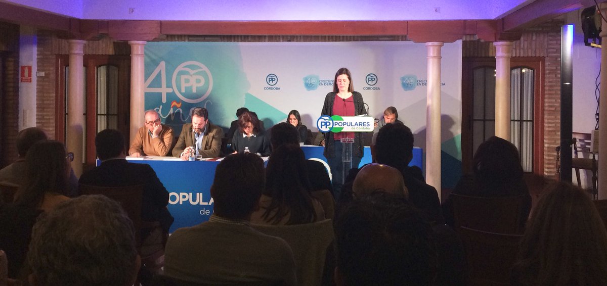 PPCastrodelRio's tweet photo. En el comité ejecutivo provincial con la compañera Cristina Piernagorda informando de la #PrisiónPermanenteRevisable https://t.co/G5HkyRfnEy