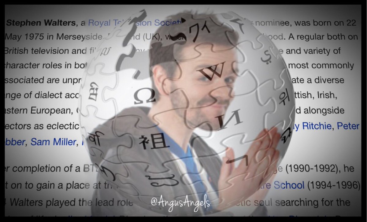 Have you taken a look at <a href="/StephenWalters/">Stephen Walters</a> Wikipedia page recently? Some great new updates and links there! en.m.wikipedia.org/wiki/Stephen_W…