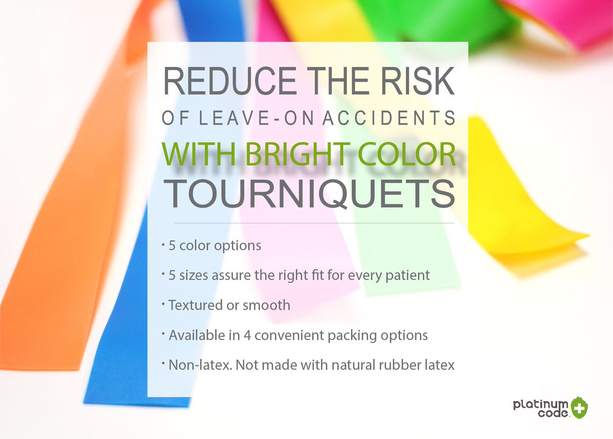 Caresfield's tweet image. Find the &quot;right fit&quot; with PlatinumCode! Our tourniquets come in Standard Adult, Bariatric, Pediatric, and Infant sizes. Call to learn more today! #platinumcode #healthcare #tourniquets