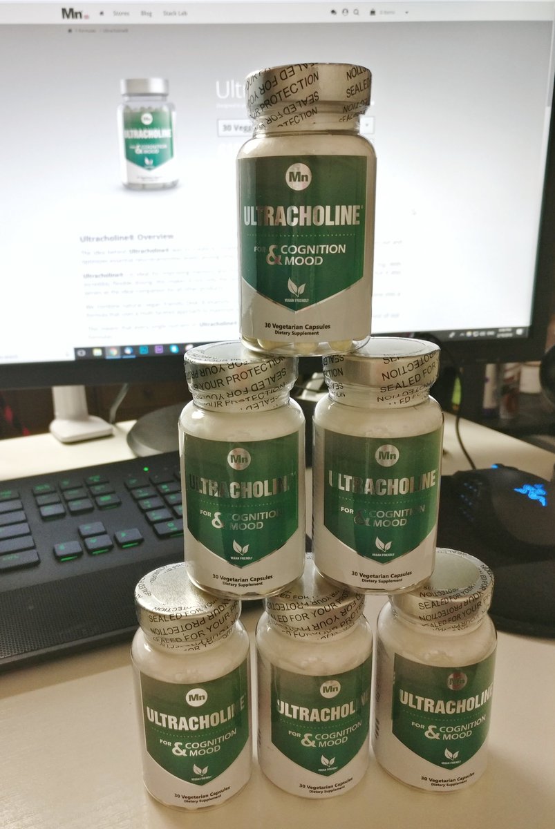 Big thanks to <a href="/Nootrition/">Mind Nutrition</a> for keeping our UltraCholine stack nice and piled up.
