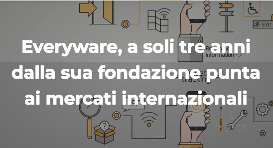 Nuovo #casodisuccesso per <a href="/everyware_IoT/">everyware</a>, l'app per #indoornavigation #proximitymarketing e #peopletracking che continua a conquistare gli investitori. Nel 2017 la #startup si è aggiudicata il Premio #Smau per l'innovazione digitale in ambito #healthcare
backtowork24.com/caso-di-succes…
